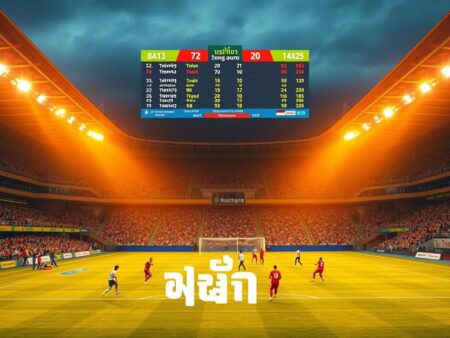 ผลบอลไทย สกอ: ข่าวสารล่าสุดจากการแข่งขัน
